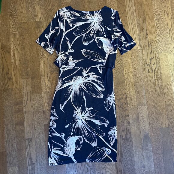 Phase Eight Daisy Etched Purple and Pink Floral - Size 10 - Picture 8 of 11